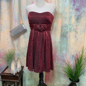 📌 Teeze  Me Burgundy Homecoming Party Cocktail Semi Formal Dress